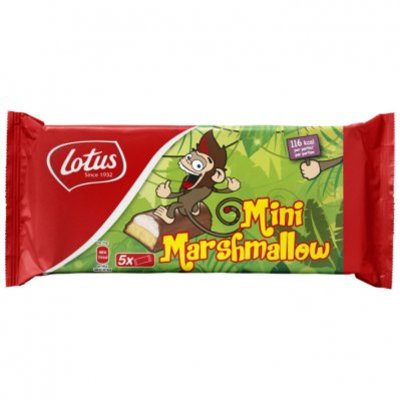 Lotus Mini marshmallow aap met chocolade